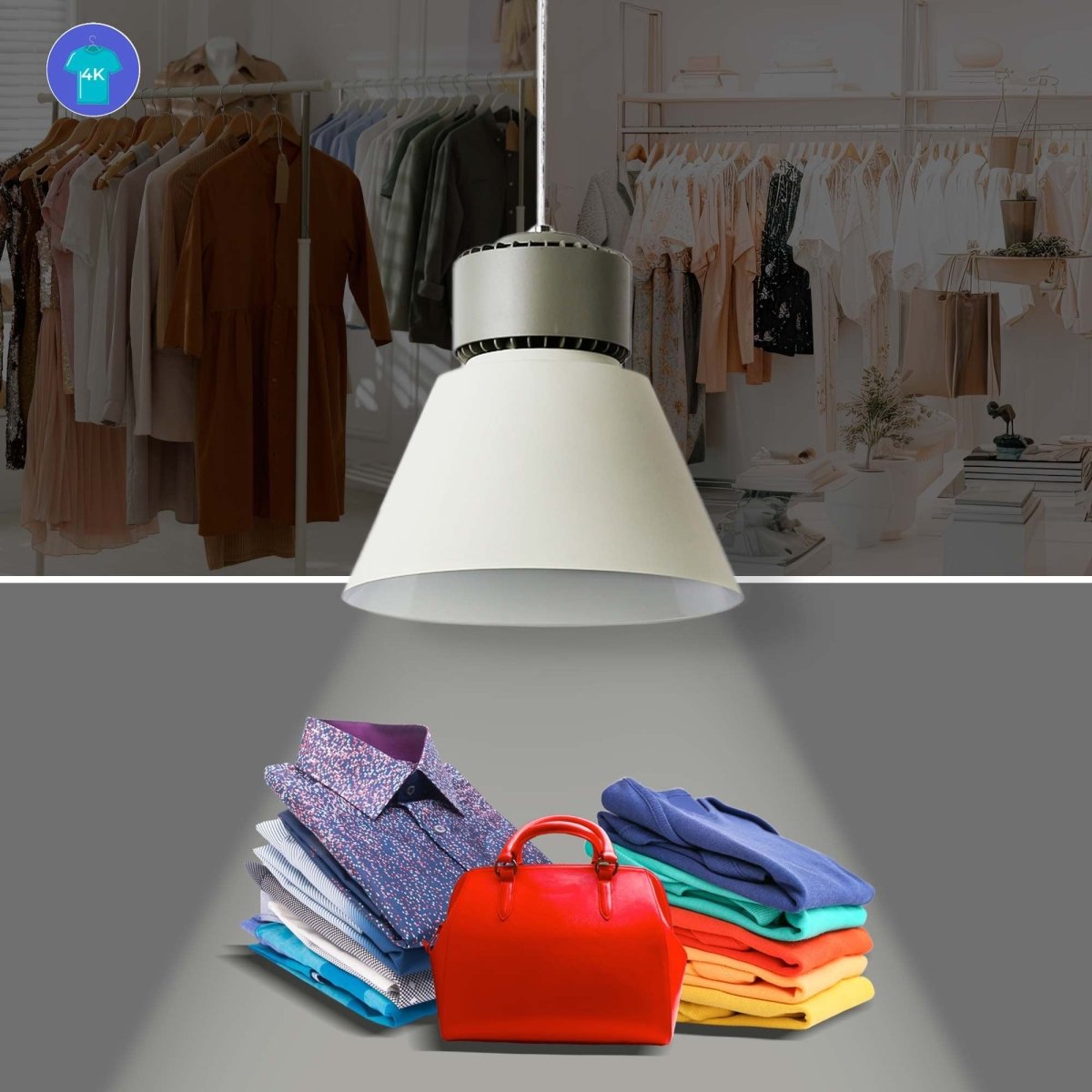 Campana LED 36W especial para moda y retail - CRI95 - 4000K - Driver KeGu - Barcelona Led-