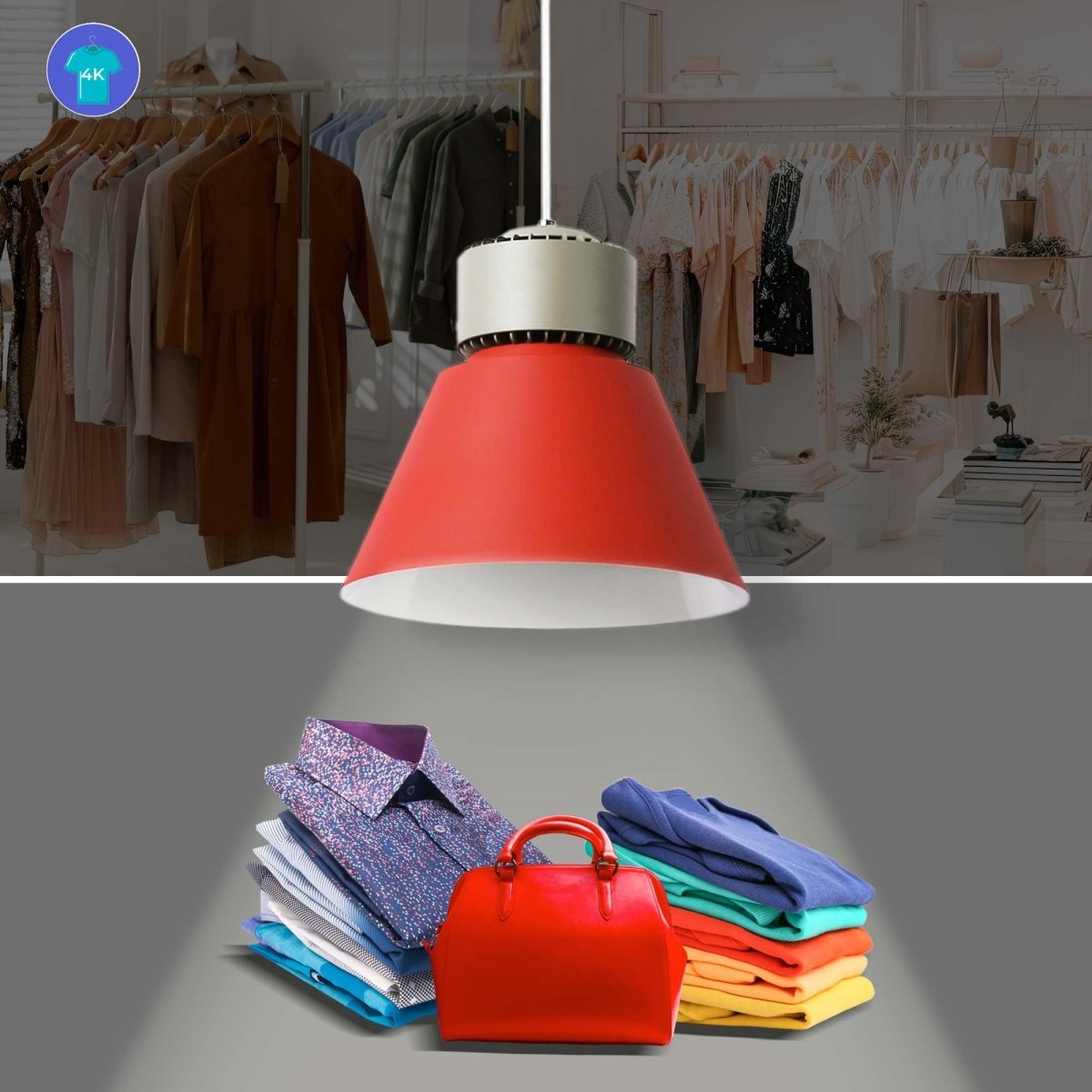 Campana LED 36W especial para moda y retail - CRI95 - 4000K - Driver KeGu - Barcelona Led-