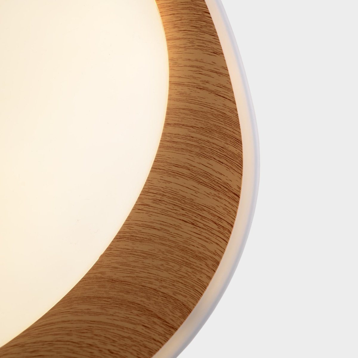 Lámpara de techo LED tipo plafón CCT 24W - Efecto madera - Ø45cm - Barcelona Led-