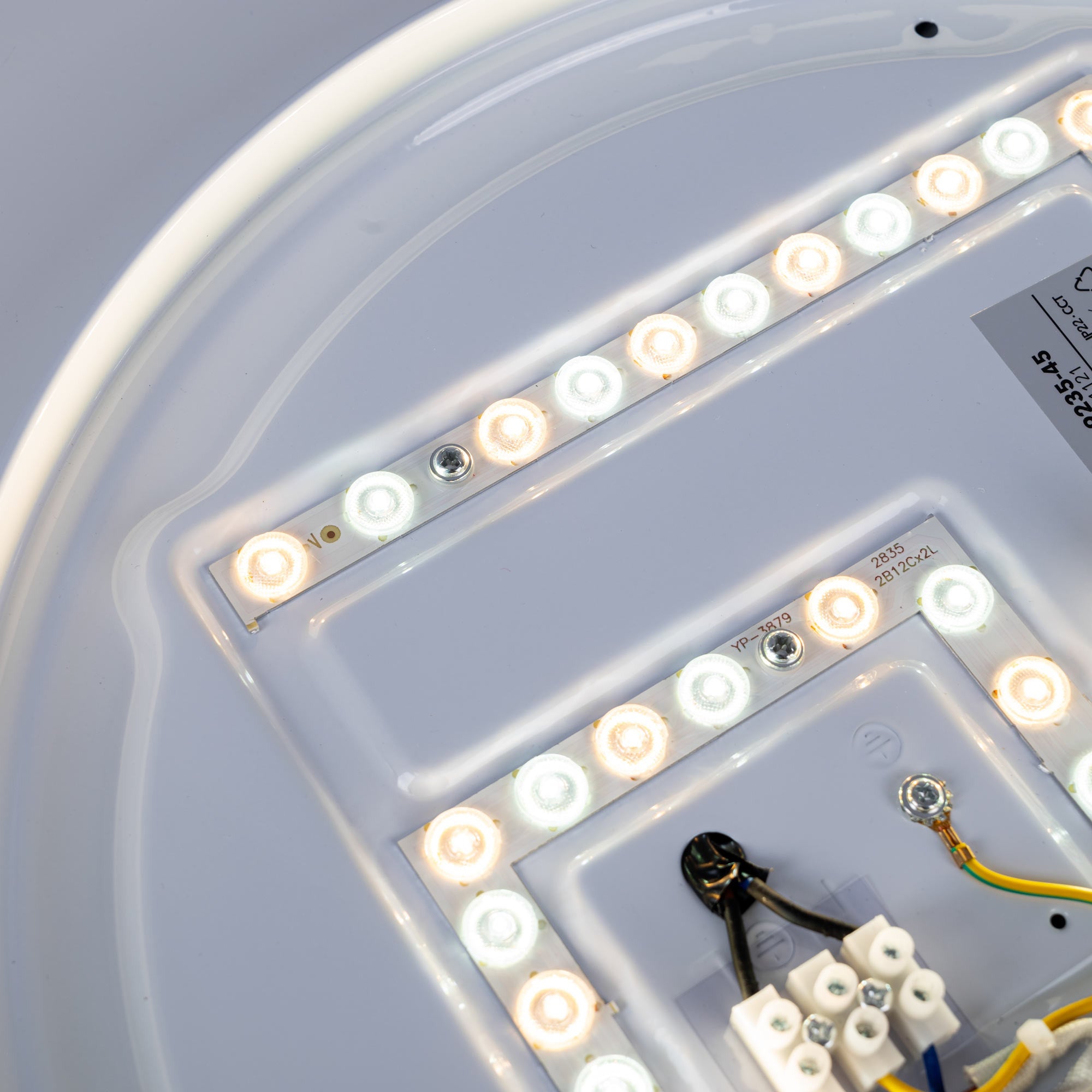 Lámpara de techo LED tipo plafón CCT 24W - Efecto madera - Ø45cm (17)