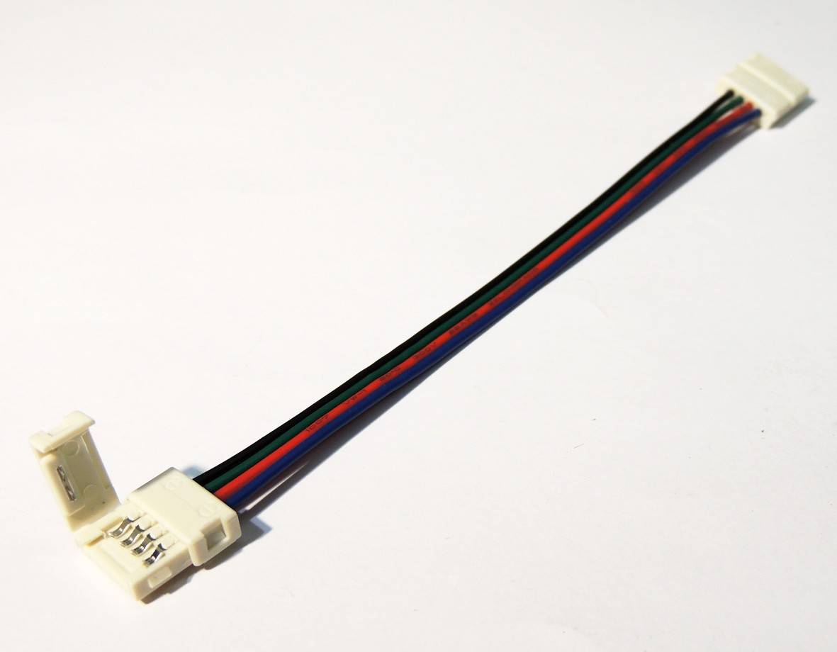 Conector para tiras 12V RGB con cable (5)