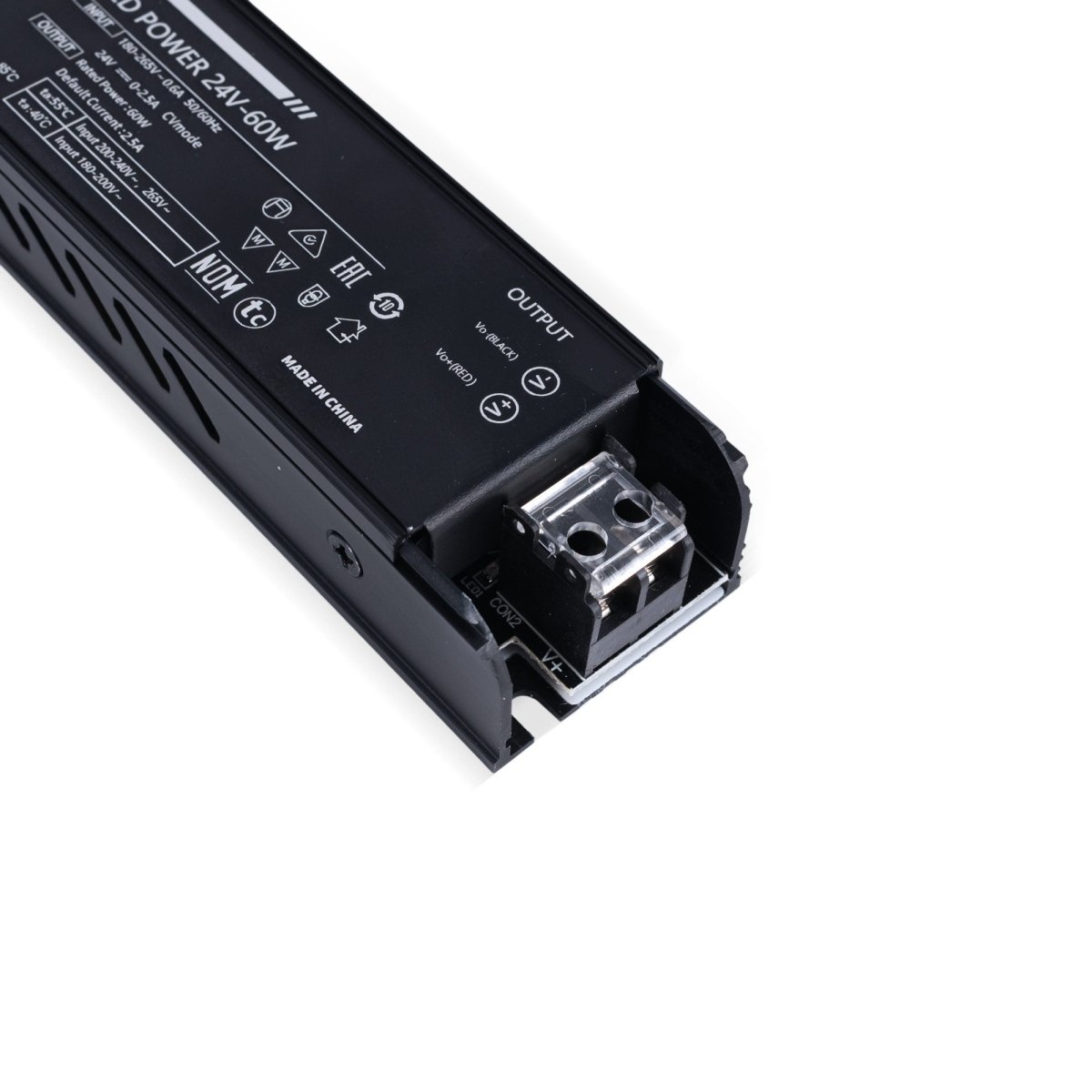 Fuente de alimentación Slim 60W 24V - 2.5A - Alta eficiencia - IP20 - Barcelona Led-Material eléctrico