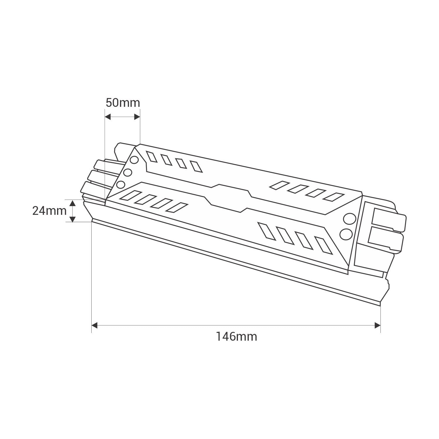 Fuente de alimentación Slim 100W 24V - 4.2A - Regleta conexión rápida - IP20 (2)