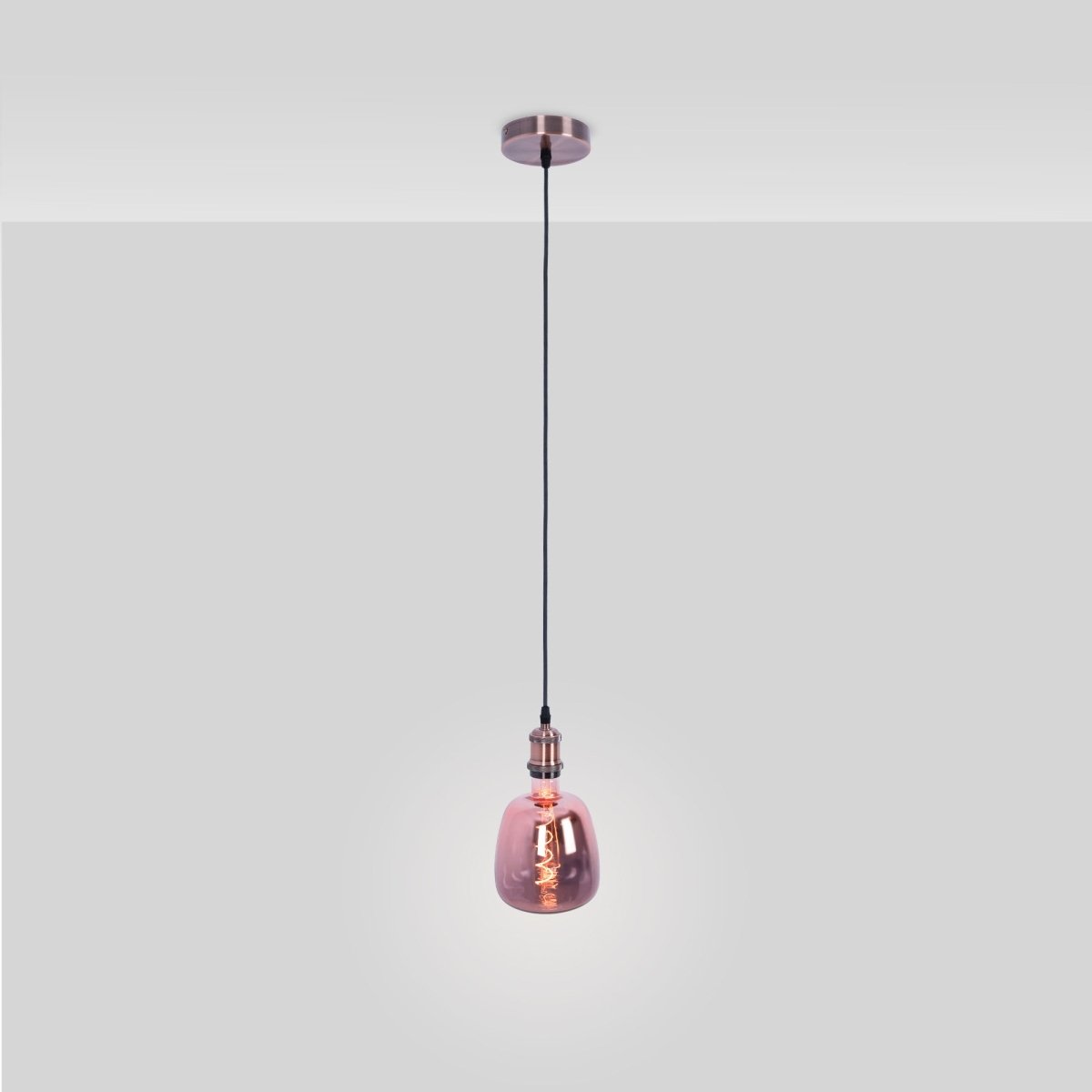 Lámpara colgante Retro/Vintage - E27 - 4 colores - Barcelona Led-Decoración