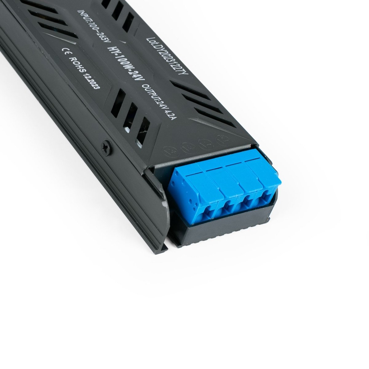 Fuente de alimentación Slim 100W 24V - 4.2A - Regleta conexión rápida - IP20 - Barcelona Led-Material eléctrico