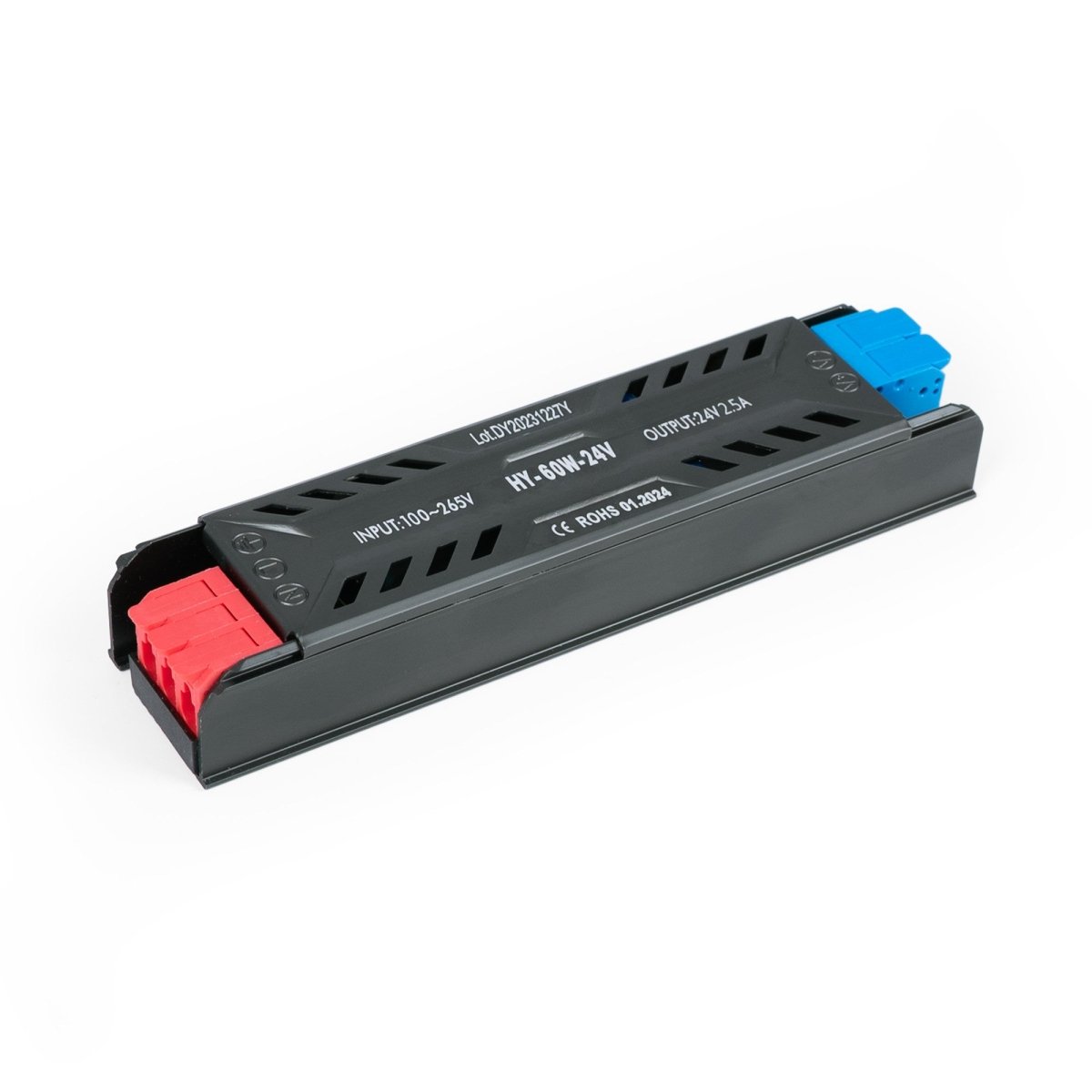 Fuente de alimentación Slim 60W 24V - 3.33A - Regleta conexión rápida - IP20 - Barcelona Led-Material eléctrico