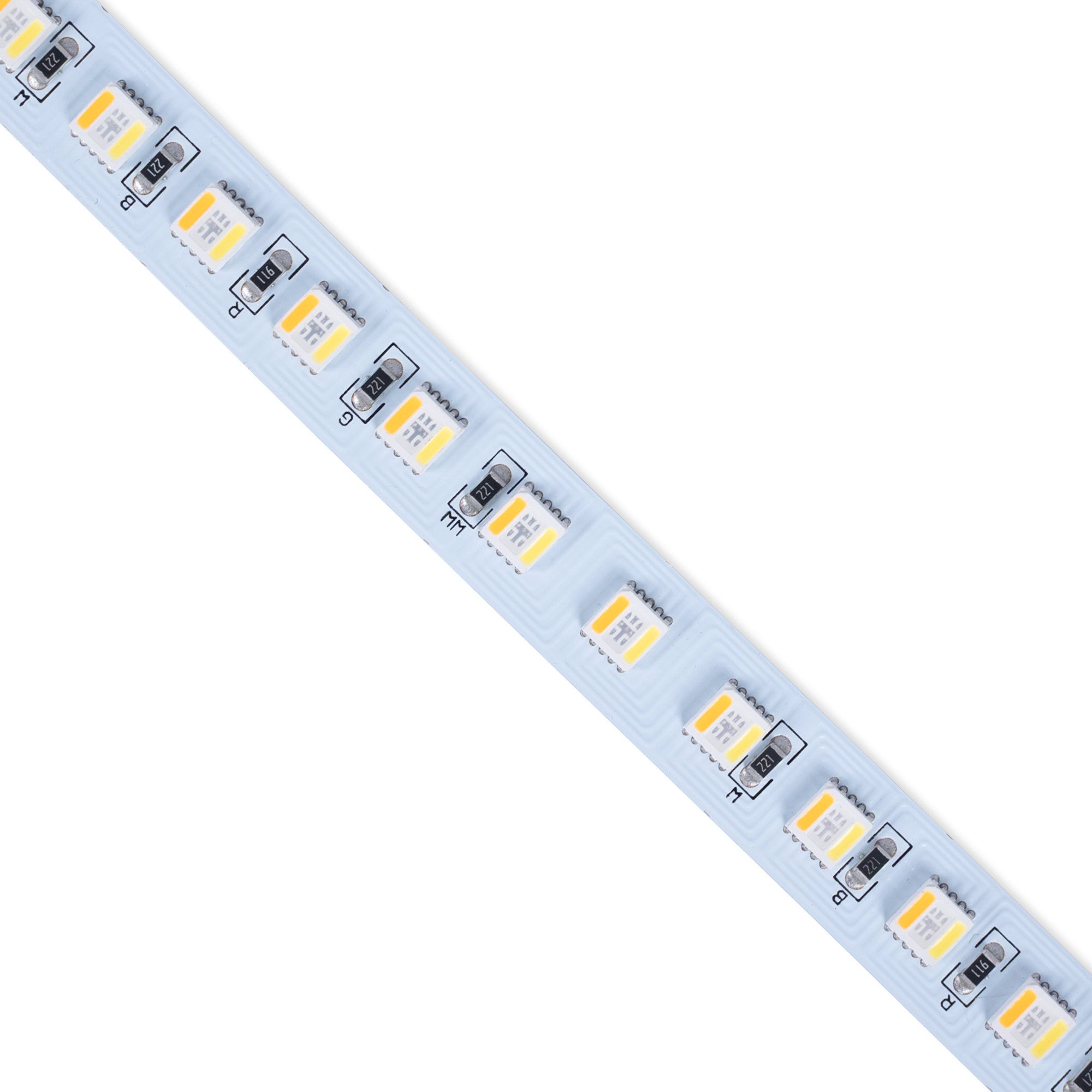 Tira LED 48V DC - RGB + CCT - 15W/m - 12mm - IP20 - 20 metros - 90ch/m (19)