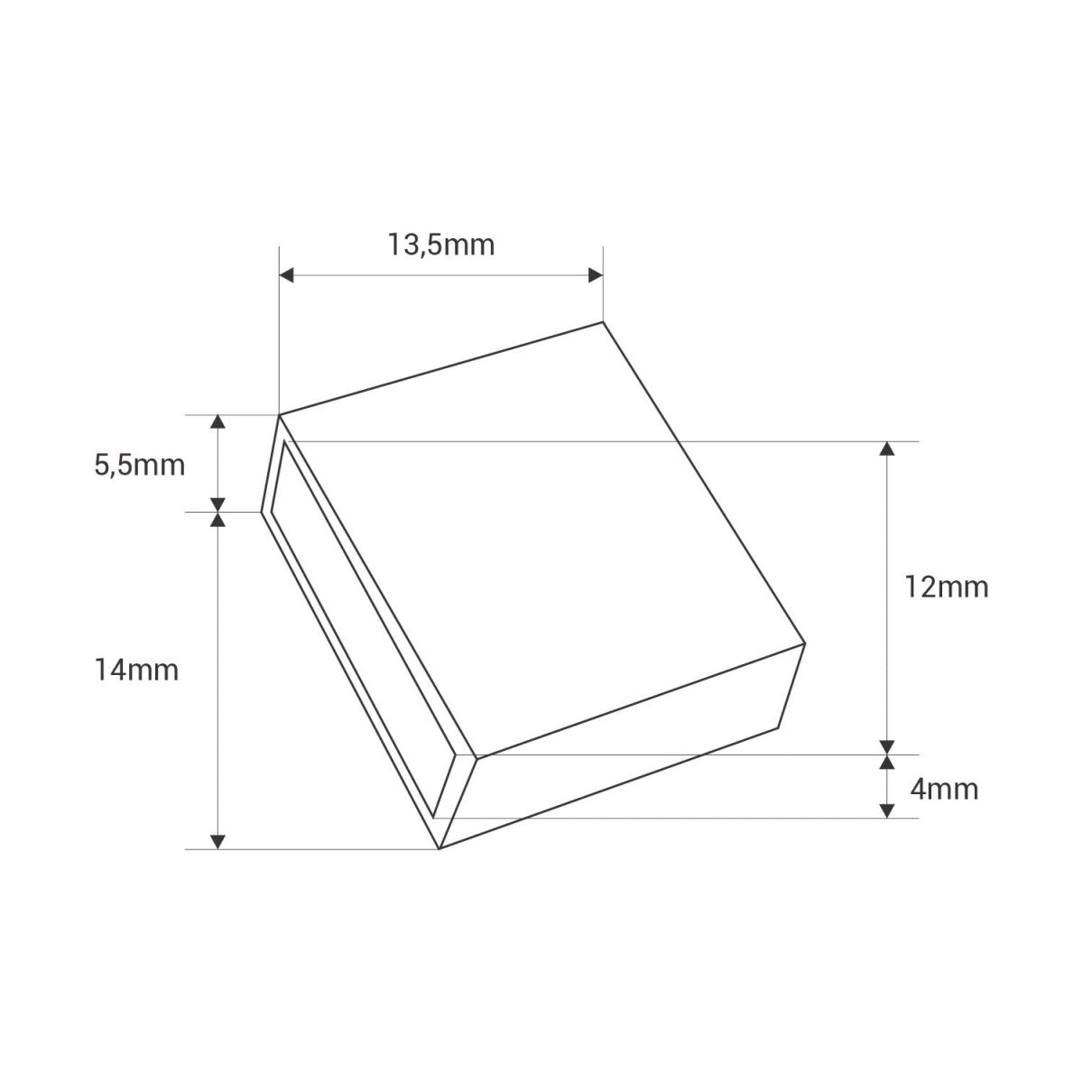 Tapa inicio/fin para tira LED sumergible con PCB 10mm - Barcelona Led-Accesorios