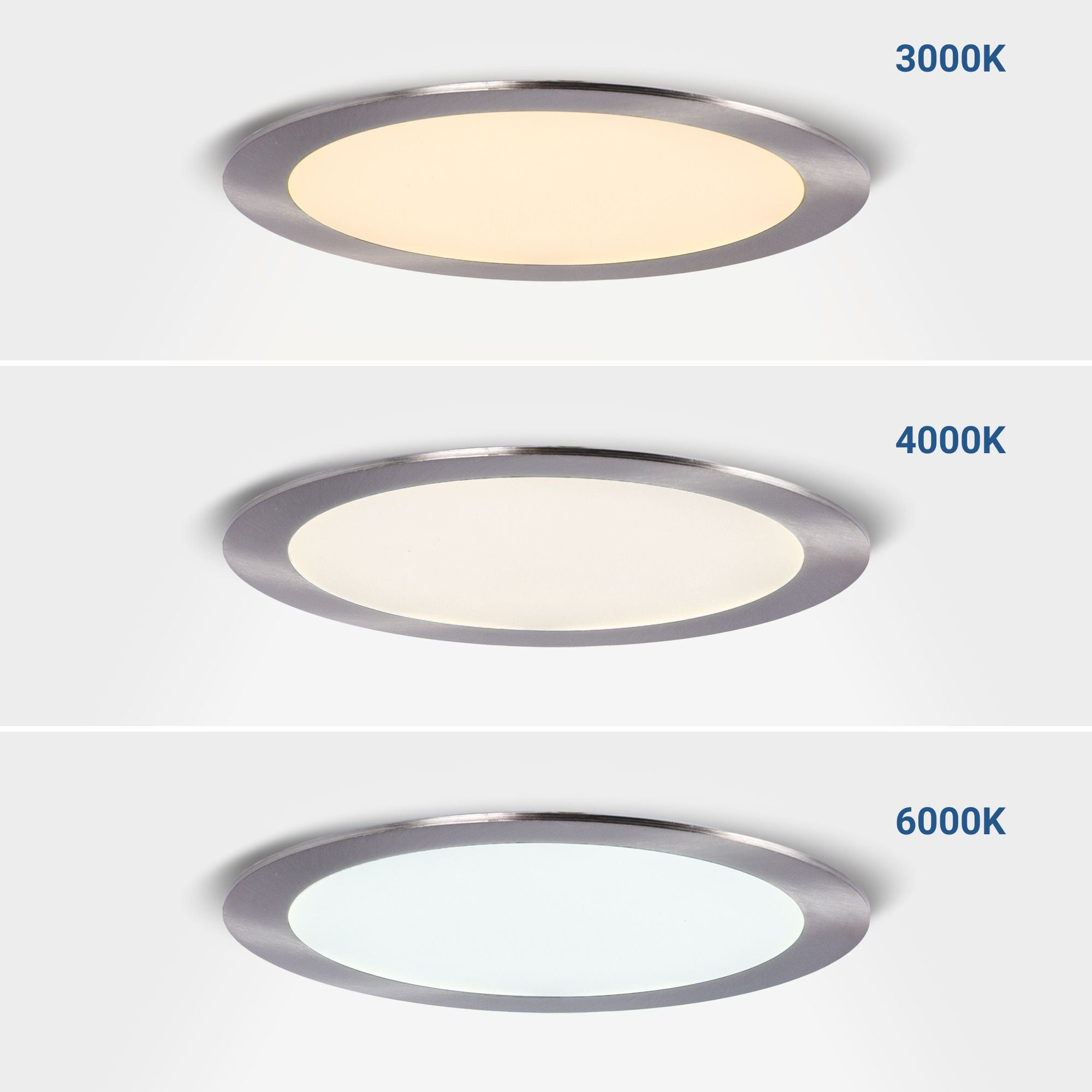 Downlight LED ultra slim 12W - CCT - Corte Ø 155mm - 3 colores (24)