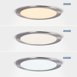 Downlight LED ultra slim 12W - CCT - Corte Ø 155mm - 3 colores (24)