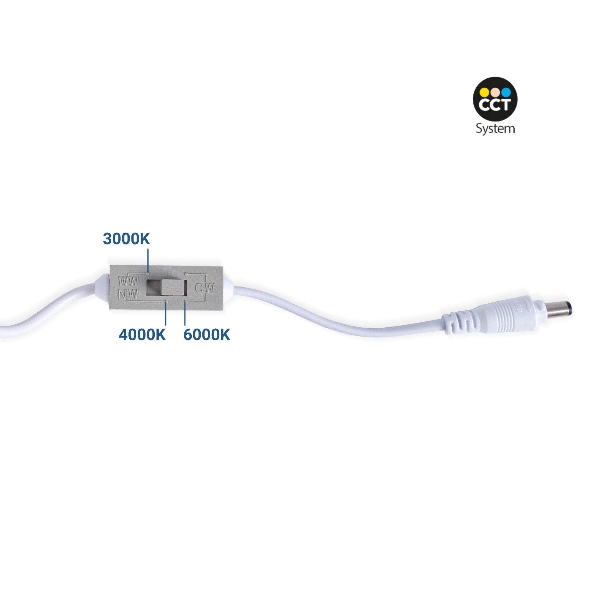 Downlight LED ultra slim 12W - CCT - Corte Ø 155mm - 3 colores (25)