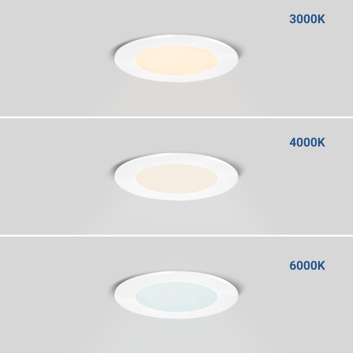 Downlight LED ultra slim 6W - CCT - Corte Ø 110mm - 3 colores - Barcelona Led-Accesorios