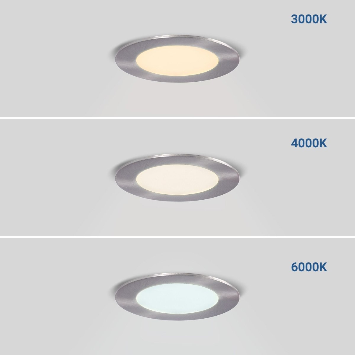 Downlight LED ultra slim 6W - CCT - Corte Ø 110mm - 3 colores - Barcelona Led-Accesorios