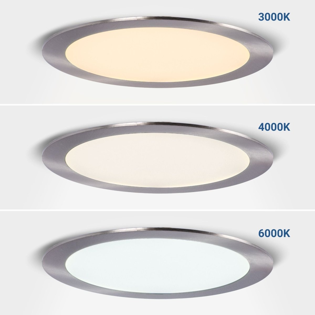 Downlight LED ultra slim 18W - CCT - Corte Ø 208mm - 3 colores - Barcelona Led-