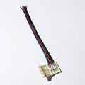 Conector de Tira LED 12V RGB 1 cm a cable 3