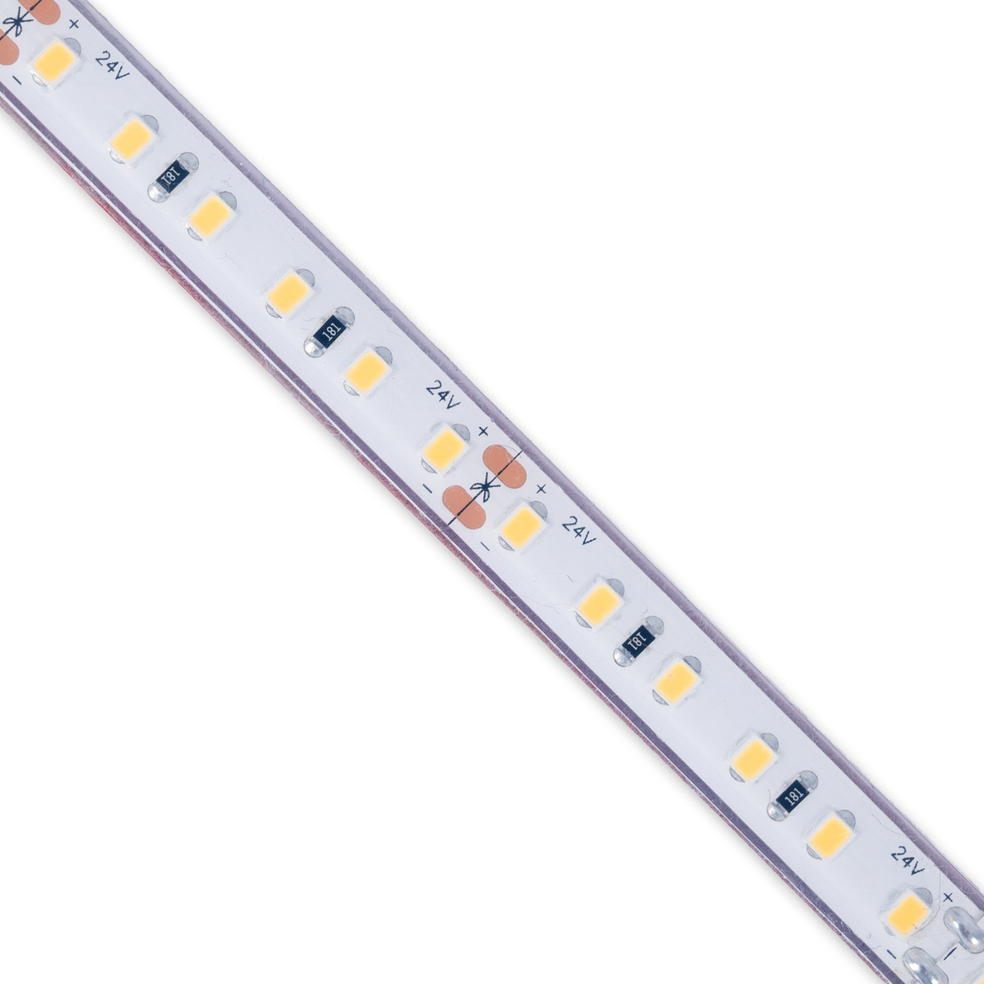 Tira LED 24V DC sumergible - Monocolor - 9.6W/m - 10mm - IP68 - 5 metros - 120ch/m (7)