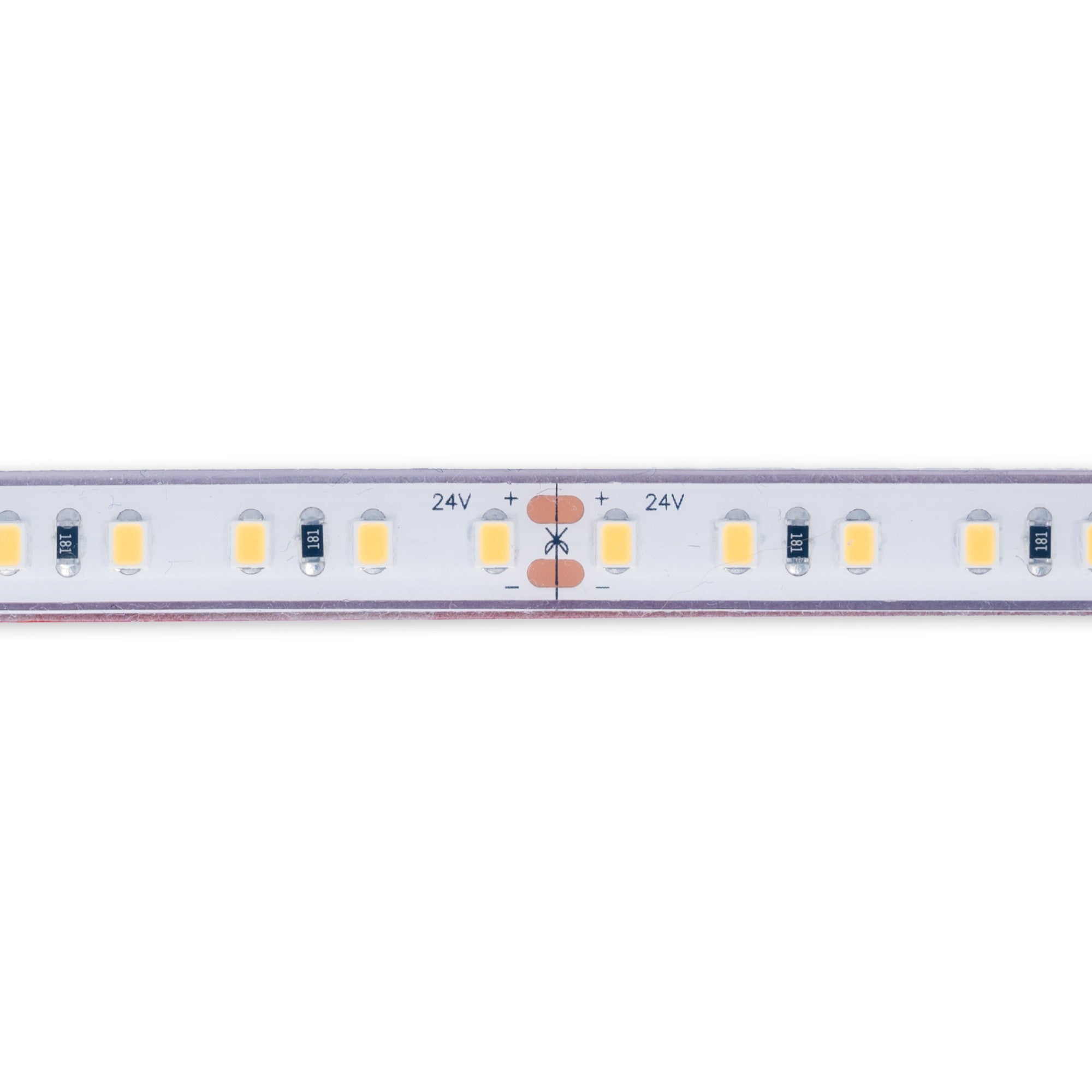 Tira LED 24V DC sumergible - Monocolor - 9.6W/m - 10mm - IP68 - 5 metros - 120ch/m (11)