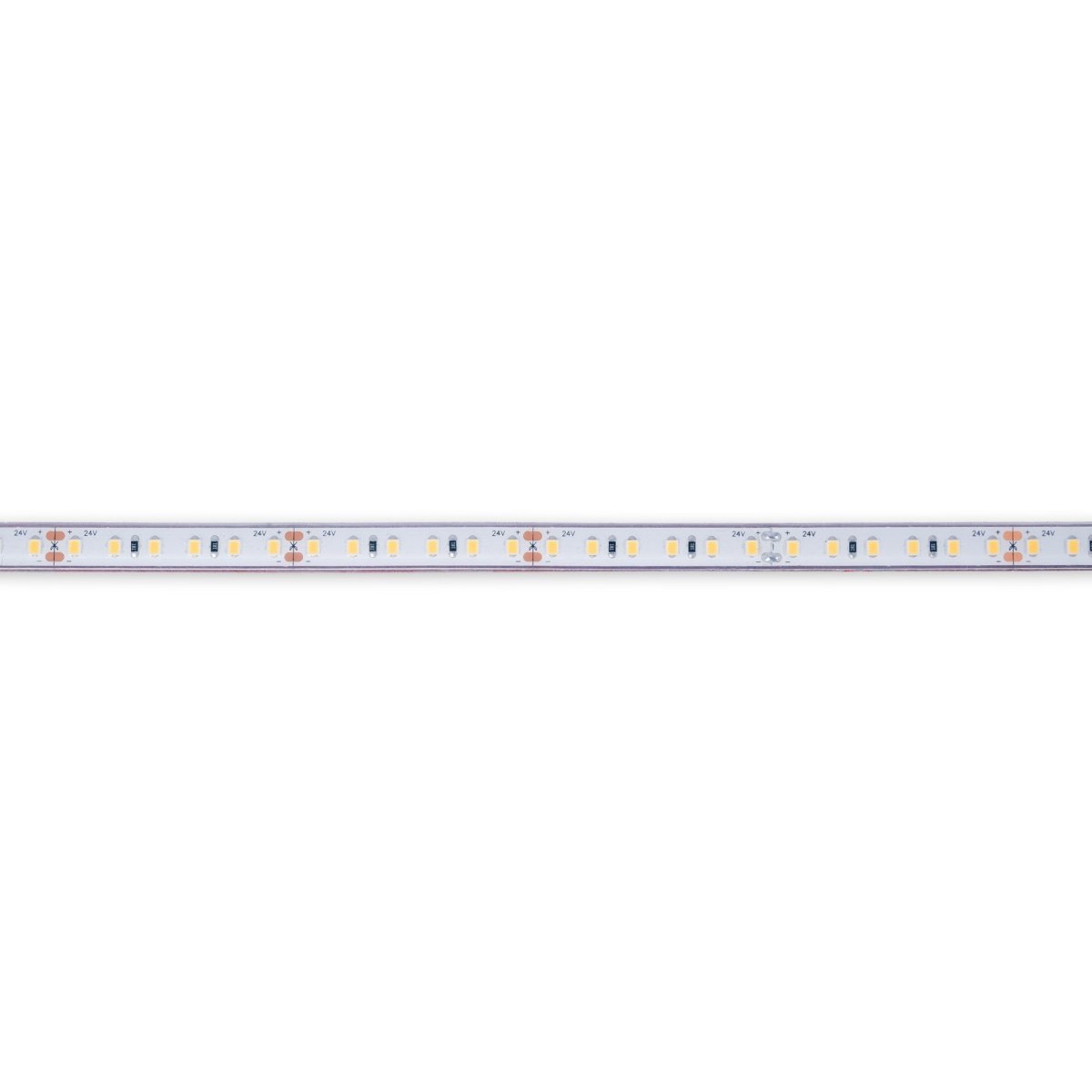Tira LED 24V DC sumergible - Monocolor - 9.6W/m - 10mm - IP68 - 5 metros - 120ch/m - Barcelona Led-