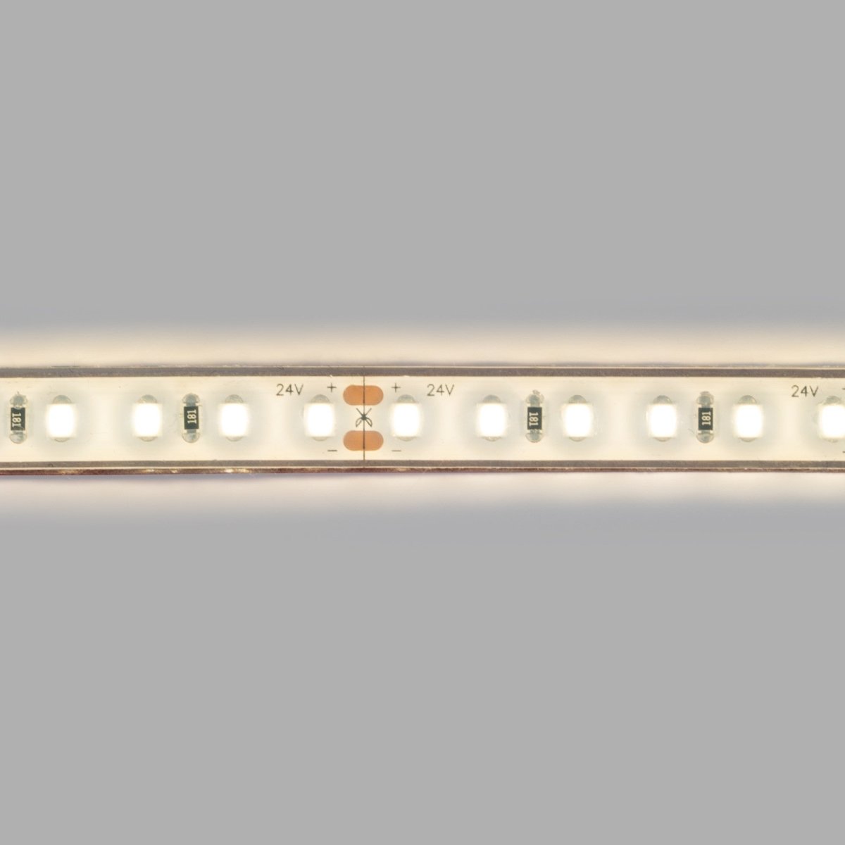 Tira LED 24V DC sumergible - Monocolor - 9.6W/m - 10mm - IP68 - 5 metros - 120ch/m - Barcelona Led-