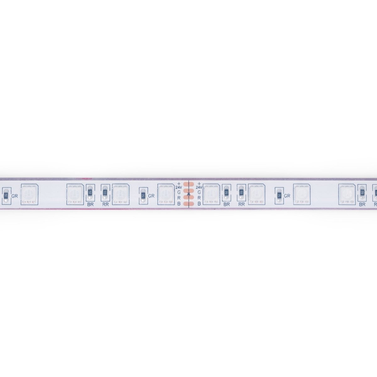 Tira LED 24V DC sumergible - RGB - 14.4W/m - 12mm - IP68 - 10 metros - 60ch/m - Barcelona Led-