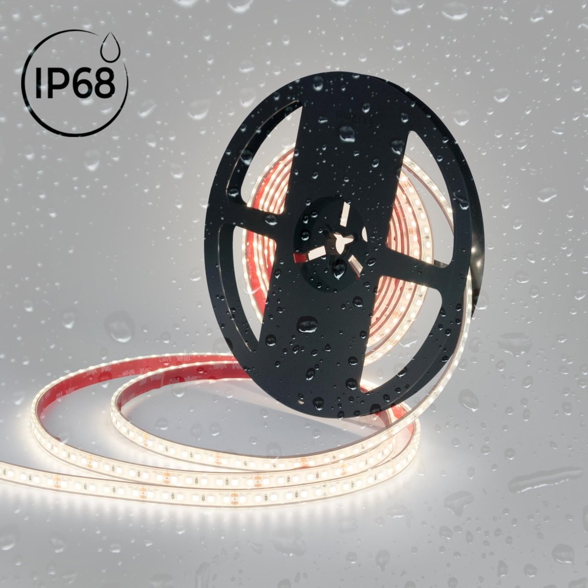 Tira LED 24V DC sumergible - Monocolor - 9.6W/m - 10mm - IP68 - 5 metros - 120ch/m - Barcelona Led-