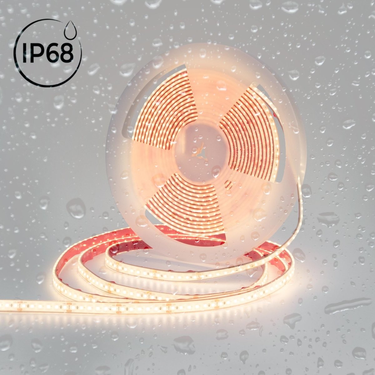 Tira LED 24V DC sumergible - Monocolor - 9.6W/m - 12mm - IP68 - 10 metros - 120ch/m - Barcelona Led-