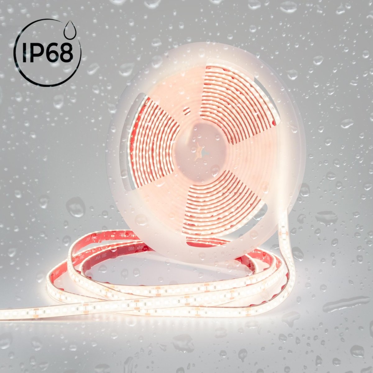 Tira LED 24V DC sumergible - Monocolor - 9.6W/m - 12mm - IP68 - 10 metros - 120ch/m - Barcelona Led-