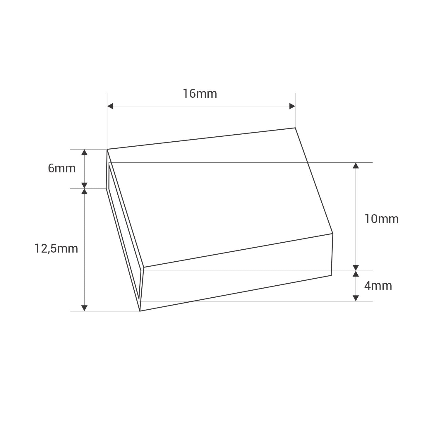 Tapa inicio/fin para tira LED sumergible con PCB 8mm - Ref. NWS0410-24V-5M (2)