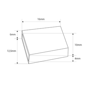 Tapa inicio/fin para tira LED sumergible con PCB 8mm - Ref. NWS0410-24V-5M (2)