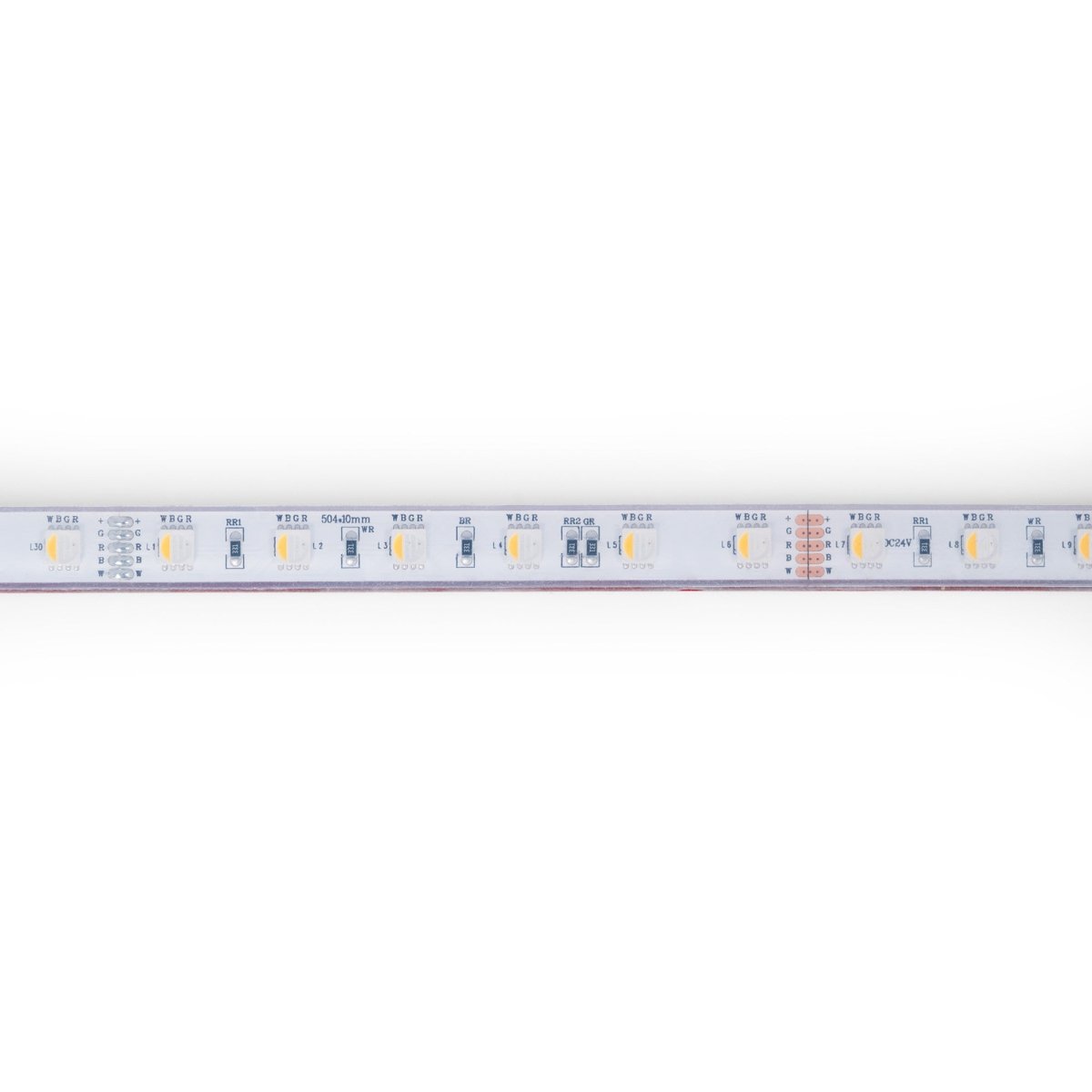 Tira LED 24V DC sumergible - RGBW - 14.4W/m - 12mm - IP68 - 10 metros - 60ch/m - Barcelona Led-
