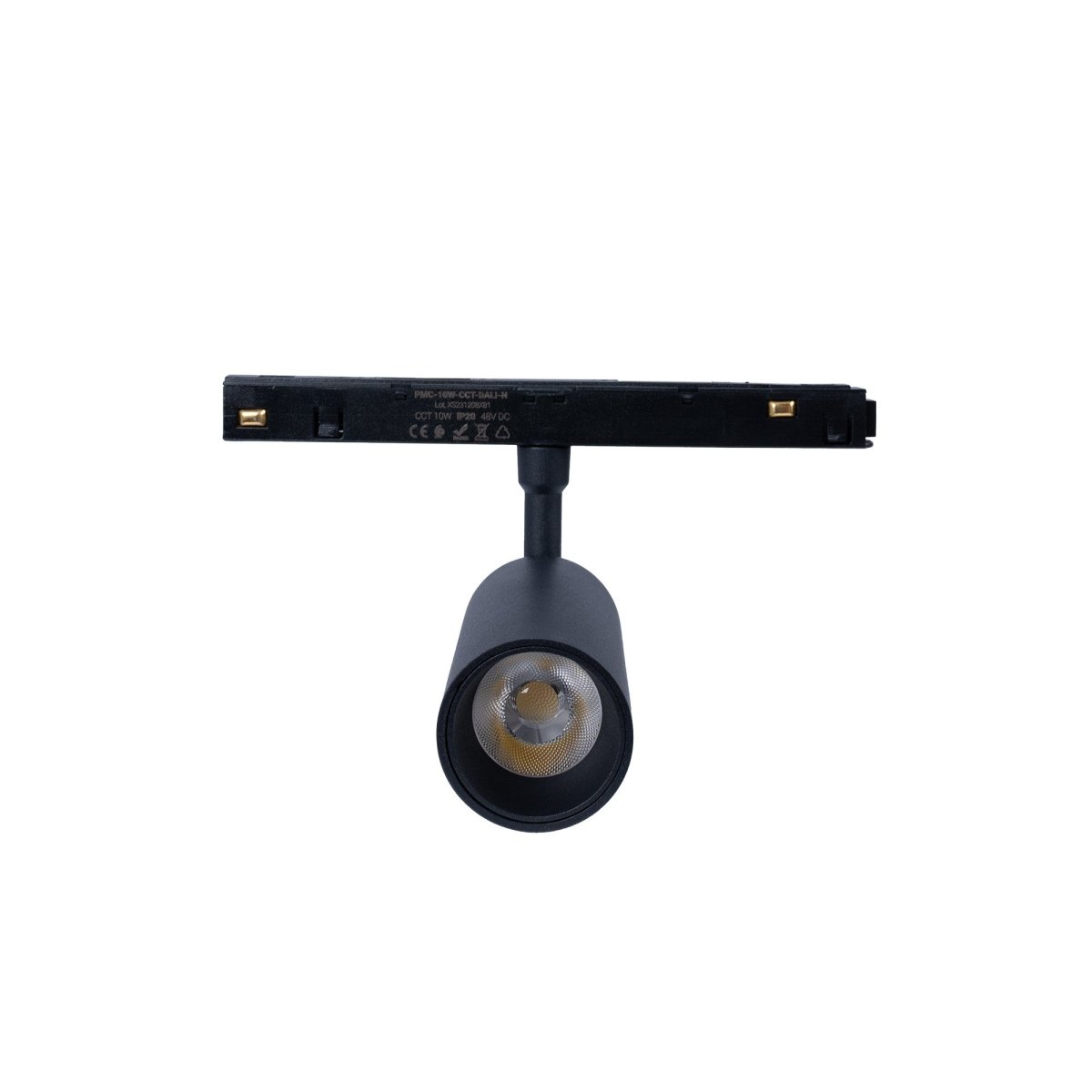 Foco LED para carril magnético 48V - 10W - DALI-2 regulable - Negro - Barcelona Led-