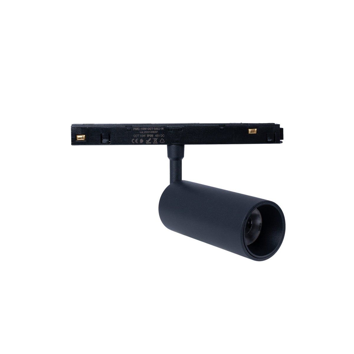 Foco LED para carril magnético 48V - 10W - DALI-2 regulable - Negro - Barcelona Led-