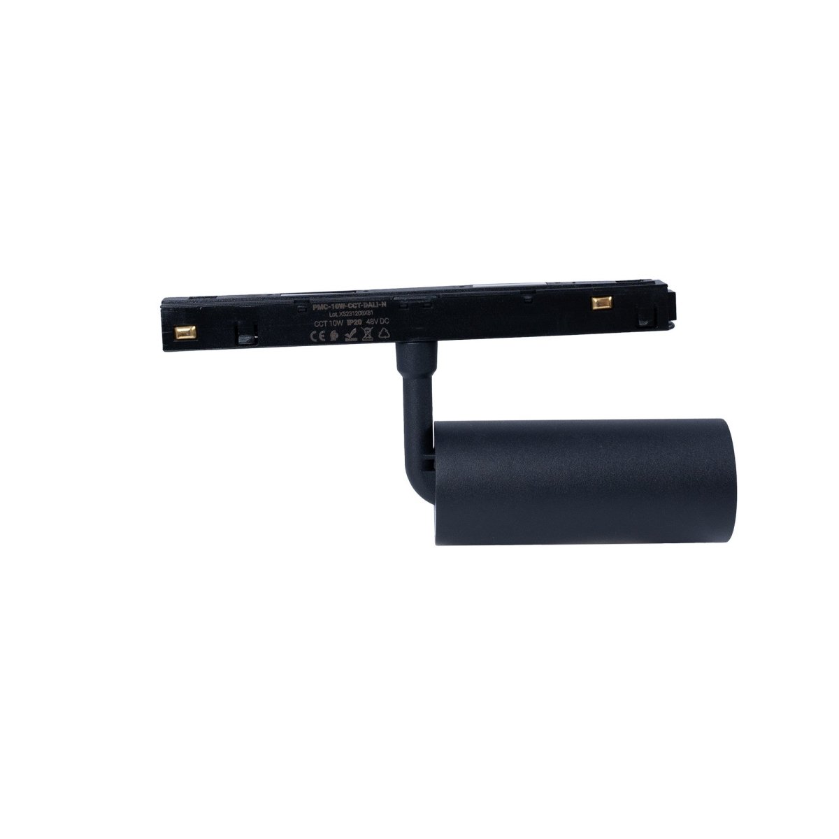 Foco LED para carril magnético 48V - 10W - DALI-2 regulable - Negro - Barcelona Led-
