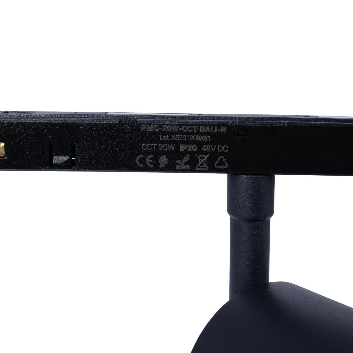 Foco LED para carril magnético 48V - 20W - DALI-2 regulable - Barcelona Led-