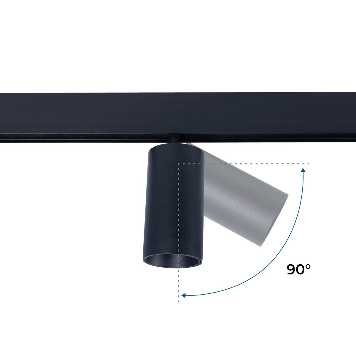 Foco LED para carril magnético 48V - 20W - DALI-2 regulable - Barcelona Led-
