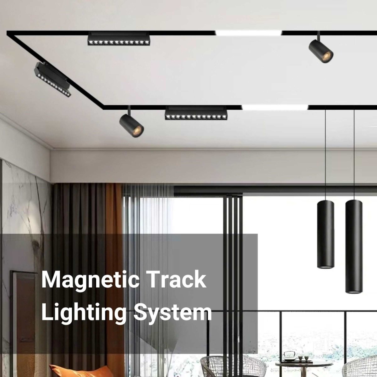 Foco lineal opal orientable carril magnético 48V CCT - 12W - Regulación DALI-2 - Barcelona Led-