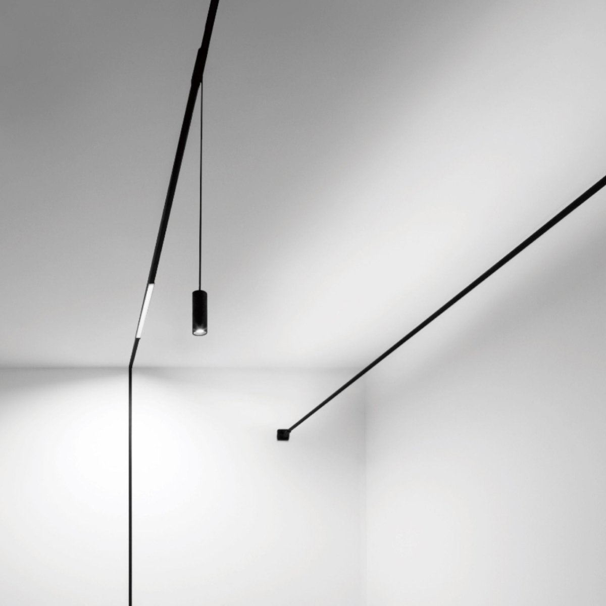 Foco de suspensión LED para carril magnético 48V - 5W - DALI-2 regulable - Barcelona Led-