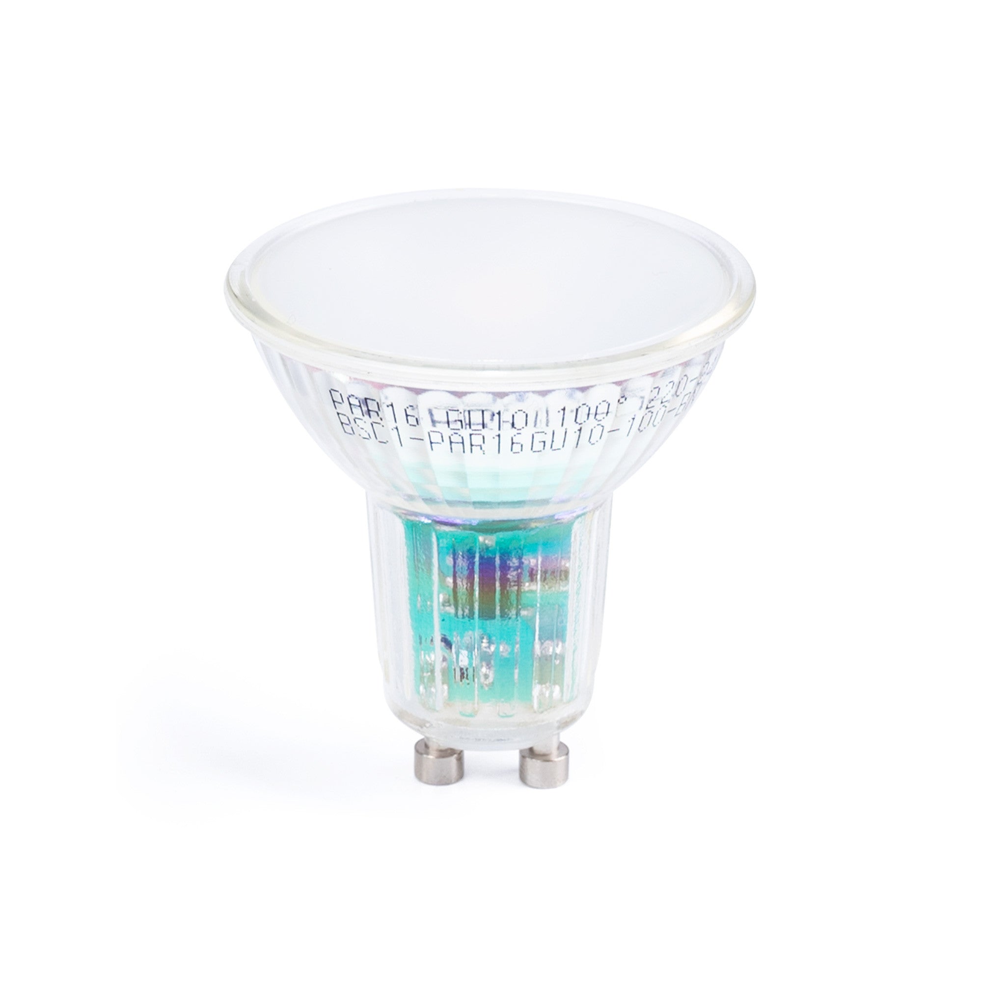 KIT Aro empotrable fijo Ø93mm + Bombilla GU10 5,4W + Portalámparas (52)
