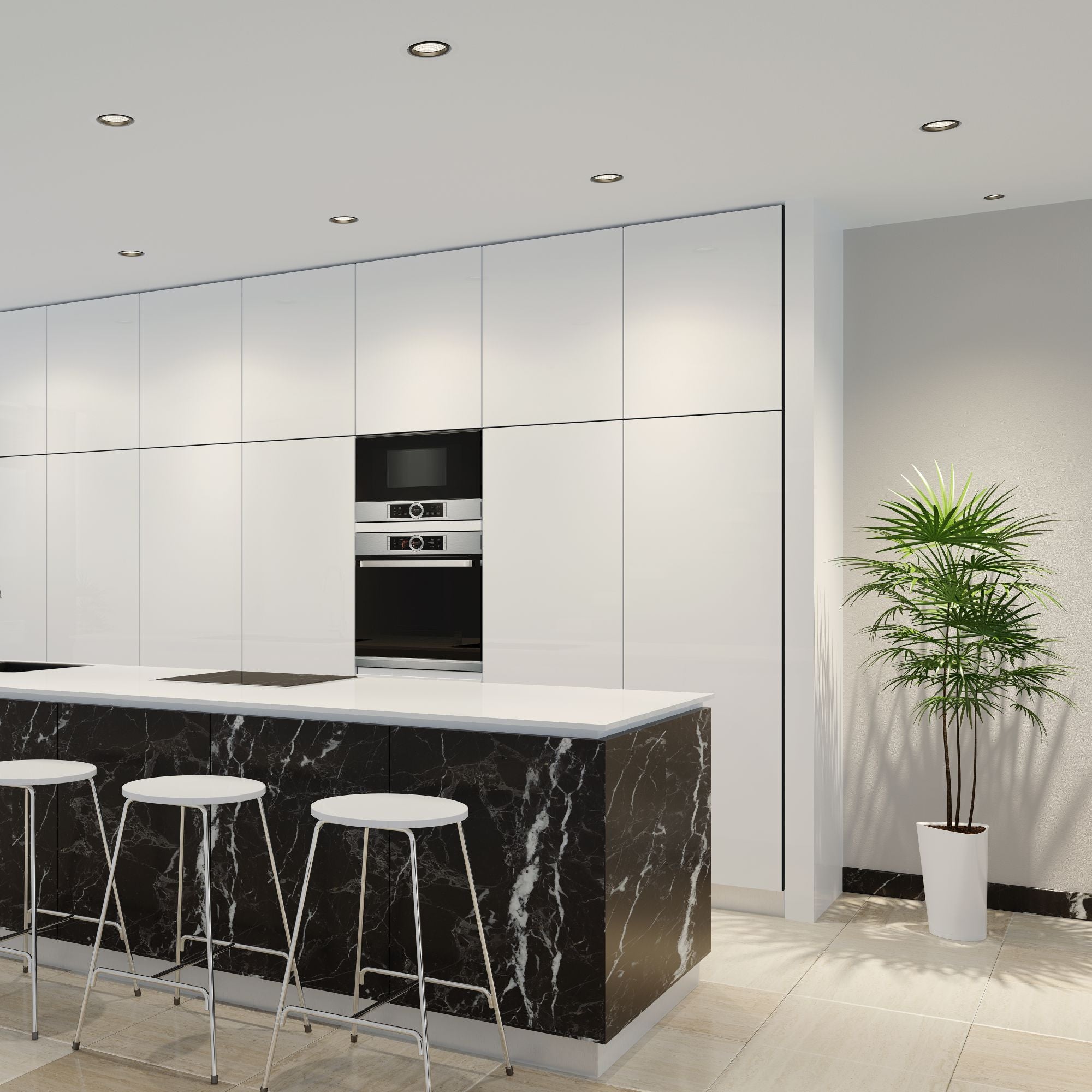 Aro downlight empotrable redondo - Bajo UGR - Corte Ø85mm (3)