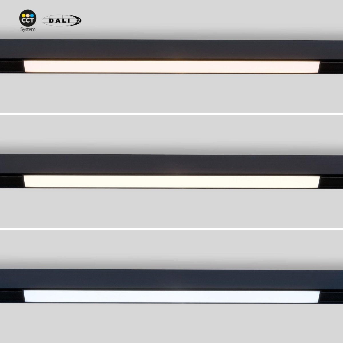 Foco lineal opal carril magnético 48V CCT - 20W - DALI regulable - Barcelona Led-