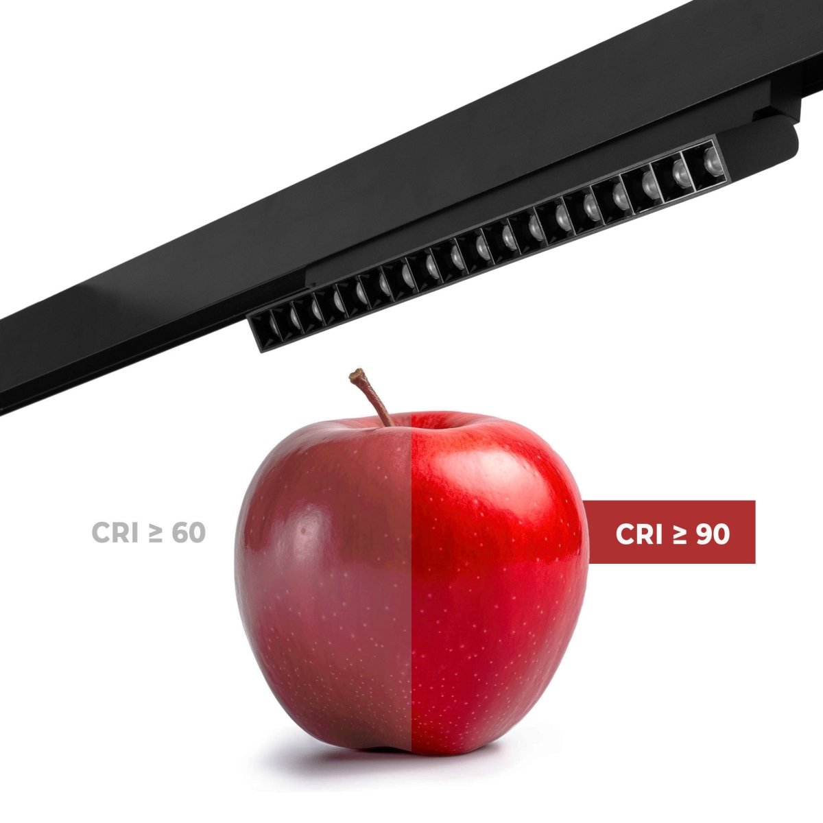 Foco lineal orientable para carril magnético 48V CCT - 12W - DALI regulable - UGR18 - Barcelona Led-