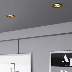 Aro downlight circular para bombilla GU10 / MR16 - Corte Ø70mm (26)