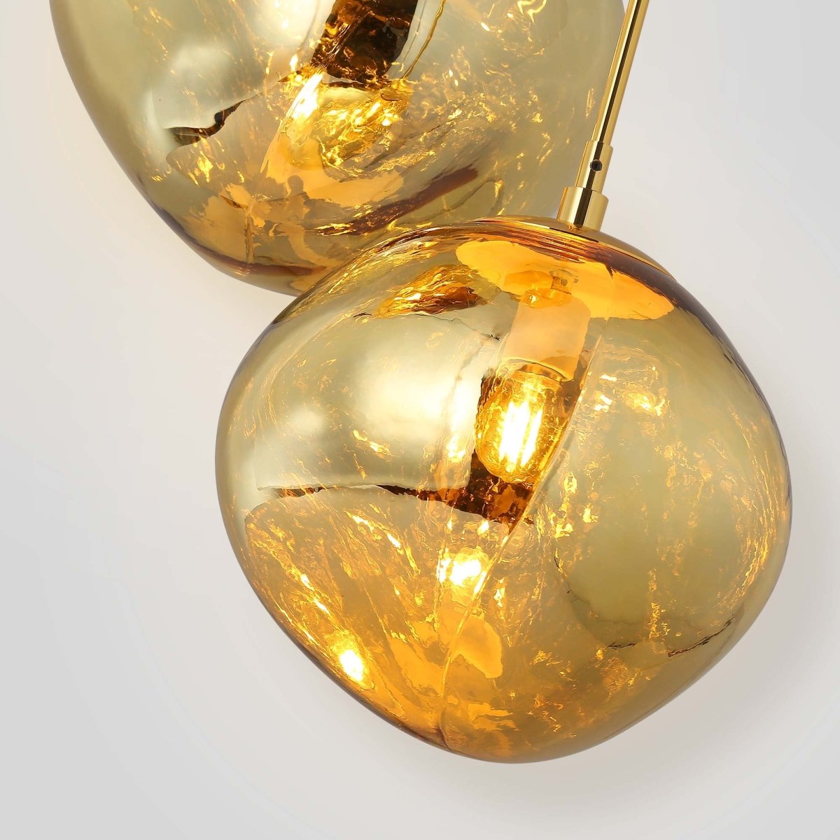 Lámpara colgante cristal triple "KADNIS" - 3 x E27 - Barcelona Led-Decoración