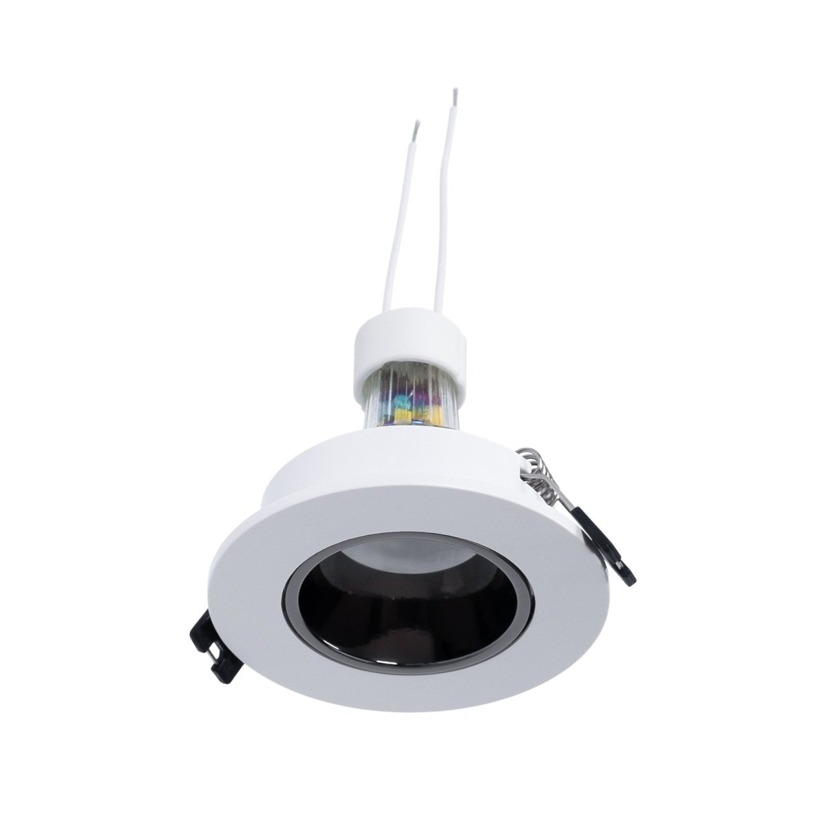 KIT Aro empotrable Ø90mm + Bombilla GU10 6W + Portalámparas - Barcelona Led-
