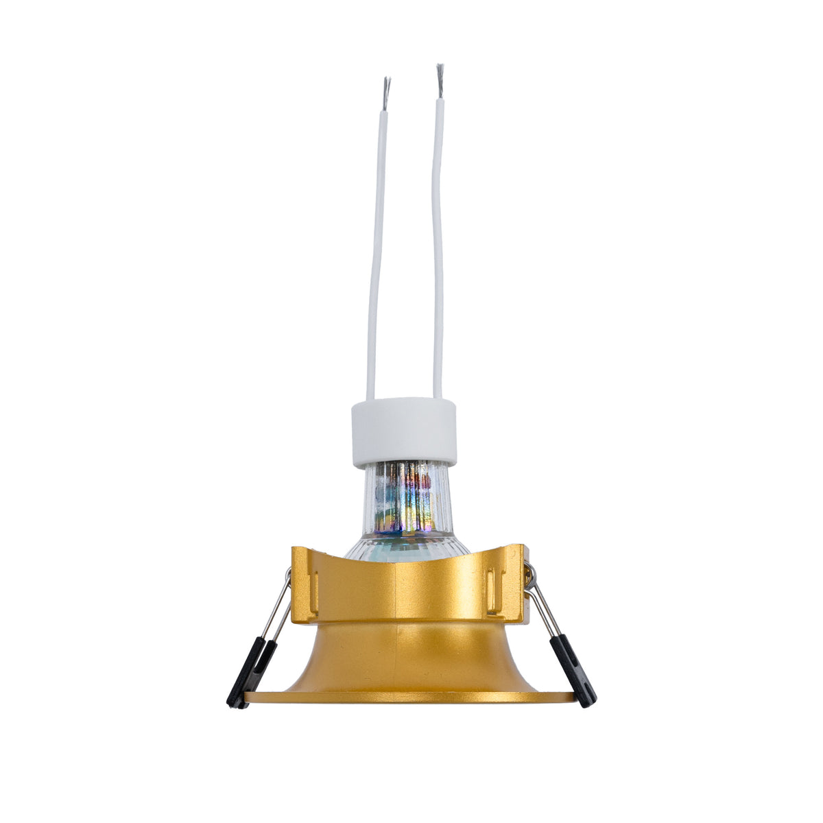 KIT Aro empotrable Ø86mm + Bombilla GU10 6W + Portalámparas (51)