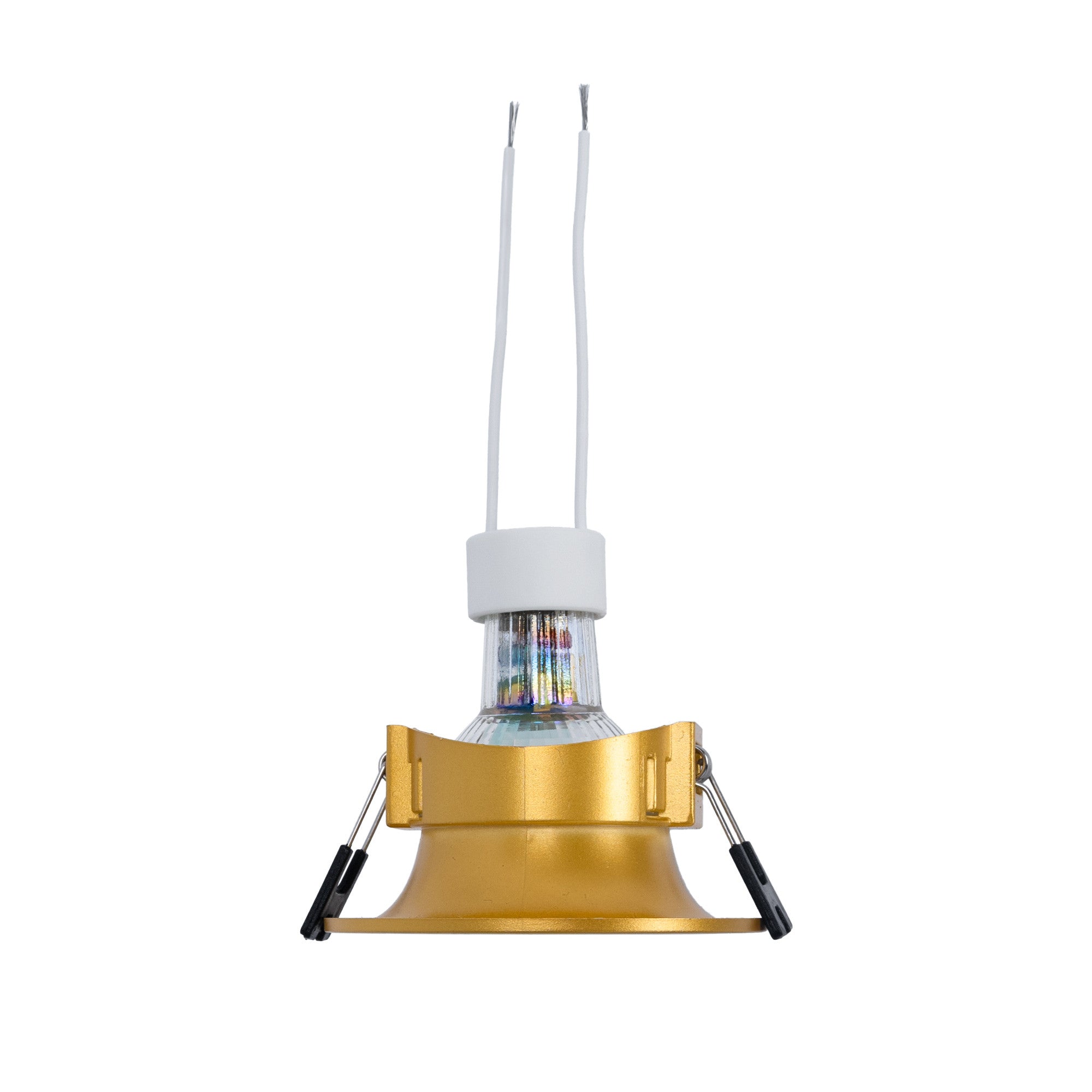 KIT Aro empotrable Ø86mm + Bombilla GU10 6W + Portalámparas (51)