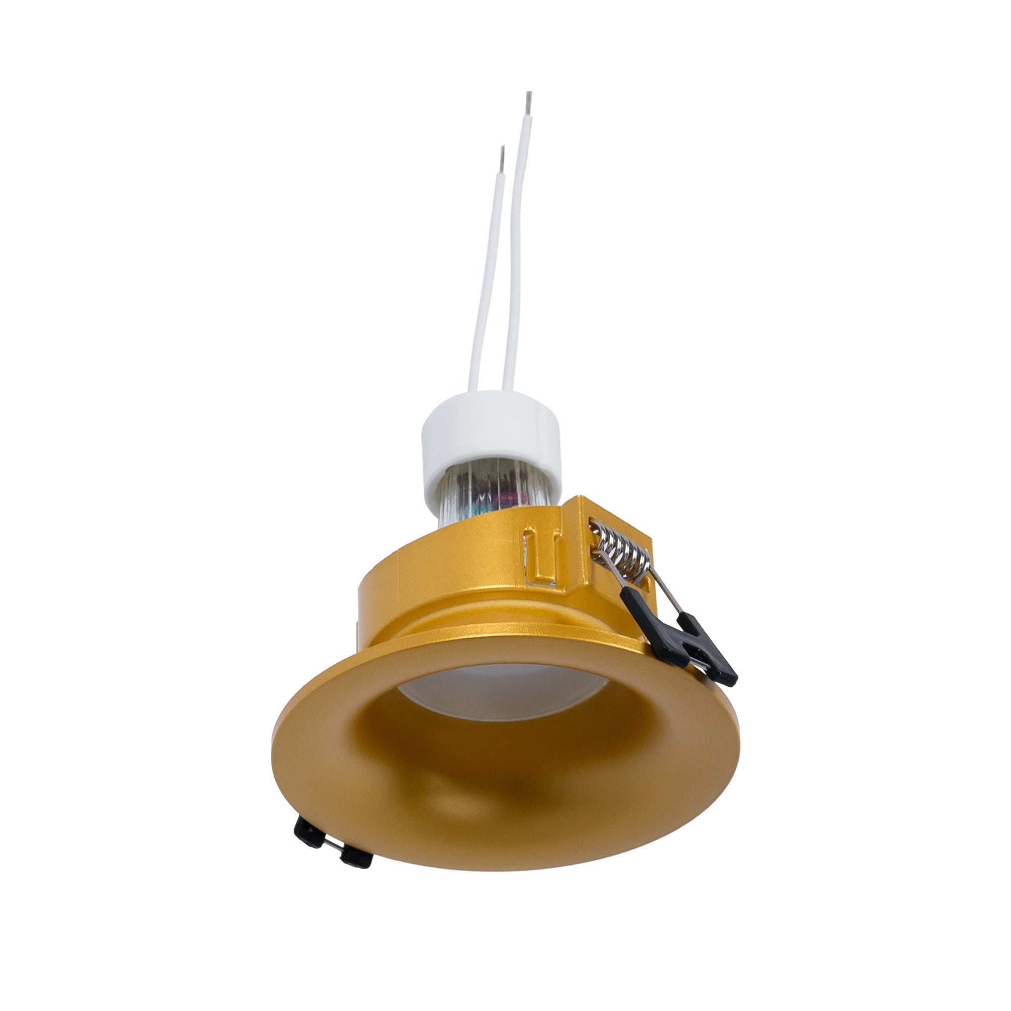 KIT Aro empotrable Ø86mm + Bombilla GU10 6W + Portalámparas (35)