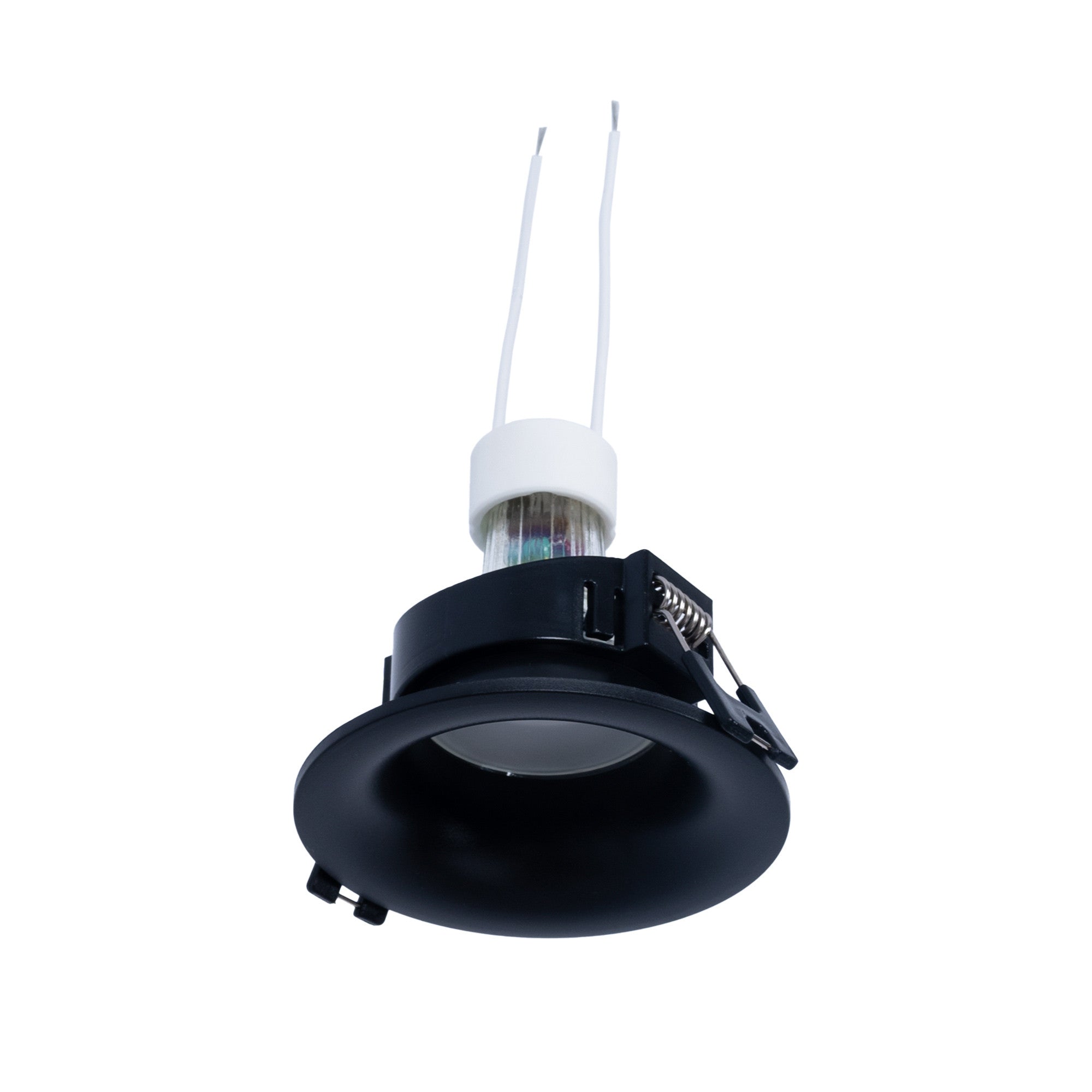 KIT Aro empotrable Ø86mm + Bombilla GU10 6W + Portalámparas (54)