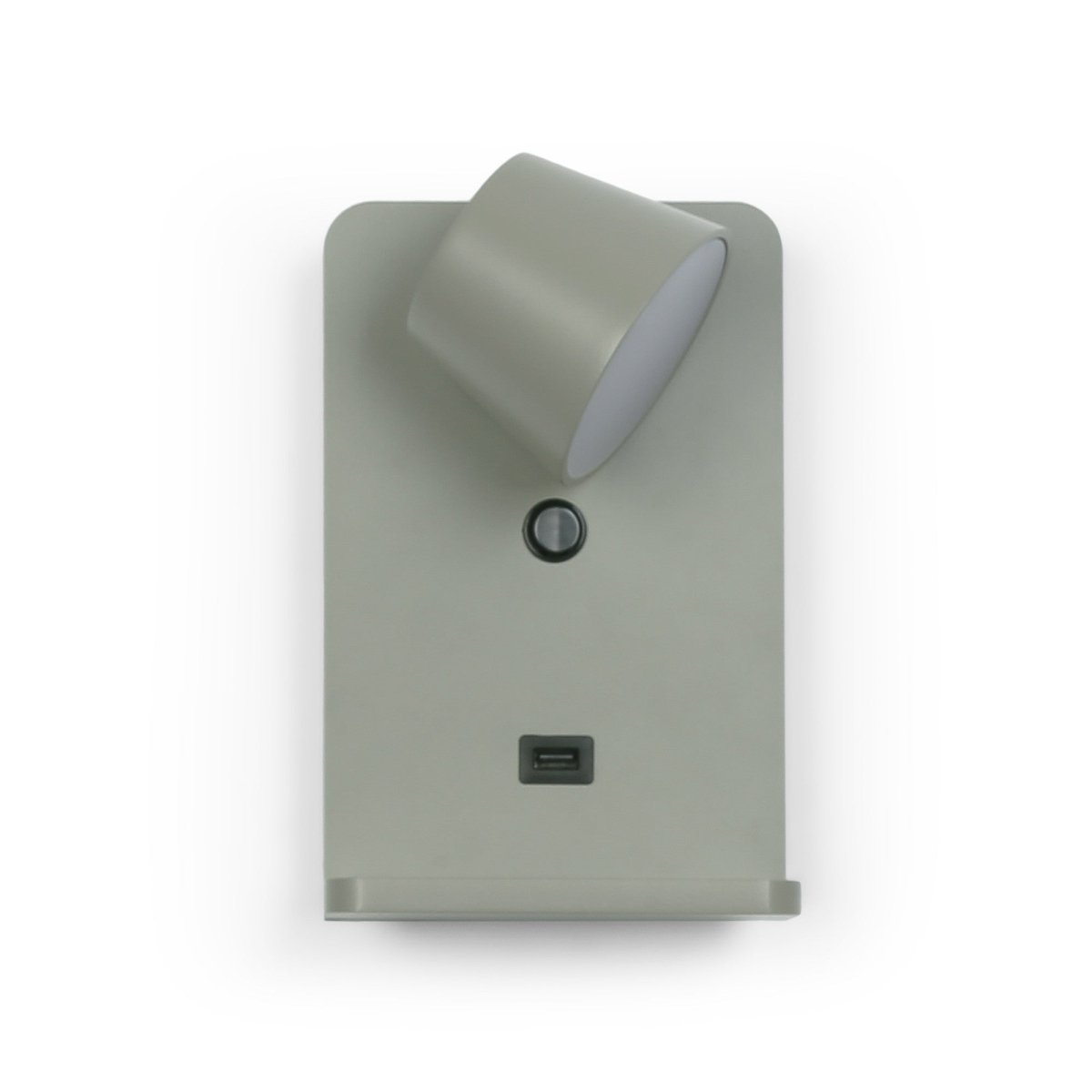 Aplique de pared para lectura con puerto USB "BASKOP W" - 6W - Base carga inalámbrica - Barcelona Led-Decoración