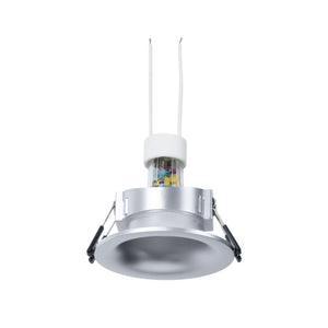 KIT Aro empotrable Ø86mm + Bombilla GU10 6W + Portalámparas (85)